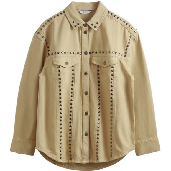 NWT & Other Stories Studded Shirt - Picture 3 of 5